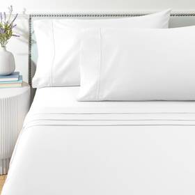Beautyrest 002138147428 Liquid Cotton 400 Thread Count 100% Sheet Set-ivory