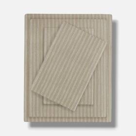 Beautyrest 022164302653 Beige/white Extra Deep Pocket Cotton Flannel 4-pc. Sheet Set Queen Beautyrest 022164302653 Beige/white Extra Deep Pocket Cotton Flannel 4-pc. Sheet Set Queen