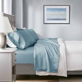 Beautyrest 086569392626 1000 Thread Count Solid Color Sheet Set Elastic Deep Pocket All Se Beautyrest 086569392626 1000 Thread Count Solid Color Sheet Set Elastic Deep Pocket All Se