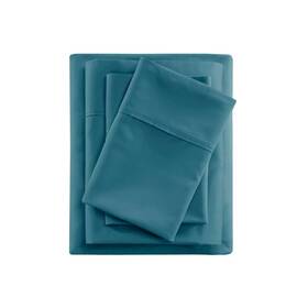 82326937 Beautyrest King 600 Thread Count Cooling Cotton Blend 4pc Sheet Set Teal
