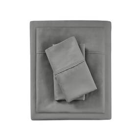 Br20-1876 Beautyrest Home Decor Queen Cotton Deep Pocket Easy Care Machine Wash Black