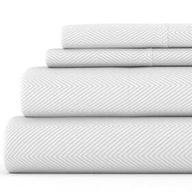 86512064 Becky Cameron Luxe Embossed 4 Piece Sheet Set - Ultra Soft 86512064 Becky Cameron Luxe Embossed 4 Piece Sheet Set - Ultra Soft