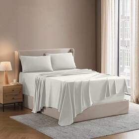 B07jlwgytv Bedding Queen Sheets Set - 4 Piece Bed For Size Double Brushed