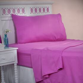 Bedford Home 886511626058 Series 1200 3-piece Somerset Homelet Set Twin X-large Pink