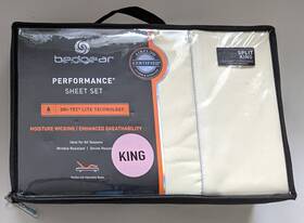 Bedgear 814874021562 Sheet Set Split King Champagne Moisture Wicking Dri-tec Performance Cool Bedgear 814874021562 Sheet Set Split King Champagne Moisture Wicking Dri-tec Performance Cool