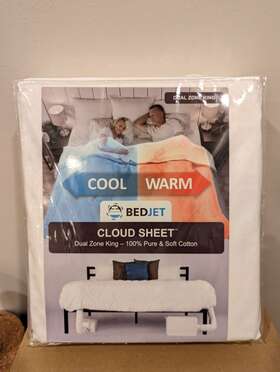 Bj6kingair2 Bedjet Cloud Sheet - Dual Zone King Brand New Slight Packaging Damage