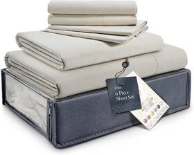 Belador 810101490712 Silky Soft King Sheet Set - Luxury 4 Piece Bed Sheets For Size
