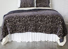 Bella Notte New Primrose Personal Comforter With Satin Back In Graphite Color 805379228976