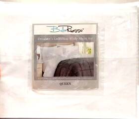 Bella Russo 857946003196 Dreamers Collection Queen White Sheet Set New In Package