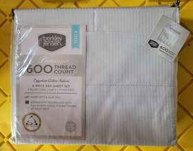 Berkley Jensen 888670089668 Premium 6 Piece Bed Sheet Set King