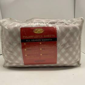 Berkshire 198062852481 Polarfleece 4 Piece Sheet Set Size Twin Checkered White Pink Berkshire 198062852481 Polarfleece 4 Piece Sheet Set Size Twin Checkered White Pink