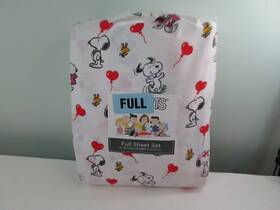 Berkshire 198062859121 Peanuts Snoopy Woodstock Balloons Full Sheet Set New In Package