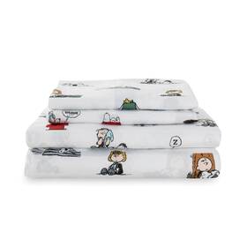 Berkshire Blanket 791551974956 Peanuts Kids Sheet Set Queen Size - 4 Pieces Cute Character Snoopy Printed S Berkshire Blanket 791551974956 Peanuts Kids Sheet Set Queen Size - 4 Pieces Cute Character Snoopy Printed S
