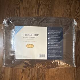 Rin208277 Berkshire Blanket & Home Co And Polarfleece King Sheet Set Chocolate