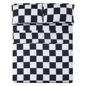Best Season 721353149283 Bed Sheet Set 3 Pieces -twin Size-soft Durable Microfiber Bedding D