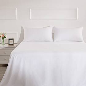 Best Season 728619224722 Twin Size Bed Sheet Set - 3 Piece White Super Soft Microfiber 1800 Thread C