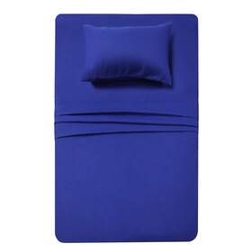 Best Season 728619224821 3 Piece Bed Sheet Set Twin Royal Blue 1 Flat Fitted And Pil Best Season 728619224821 3 Piece Bed Sheet Set Twin Royal Blue 1 Flat Fitted And Pil
