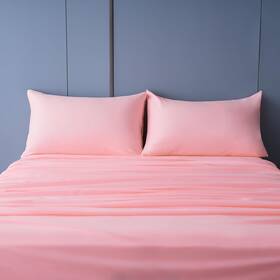 Hl0001bp-f Best Season 1800 Thread Count Microfiber Fade Resistant Bed Full Blush Pink
