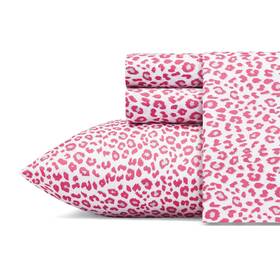 Betsey Johnson 883893627420 Queen Sheets Soft And Lightweight Bedding Fade Resistant Leopard