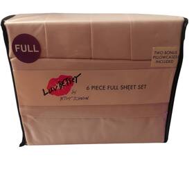 Betsey Johnson 883893712812 6-pc Full Size Sheet Set - Pink 2 Bonus Pillowcases Betsey Johnson 883893712812 6-pc Full Size Sheet Set - Pink 2 Bonus Pillowcases