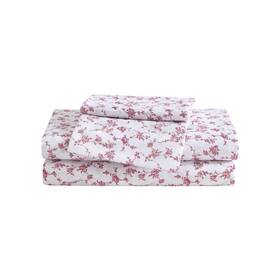 Betsey Johnson 883893919785 King Sheet Set Soft And Lightweight Bedding Fade Resistant Floral Toile