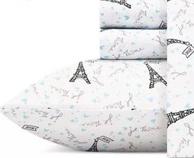 Ushsa01118087 Betsey Johnson Performance Collection Bed Sheet Set -je Tftaime Paris Queen
