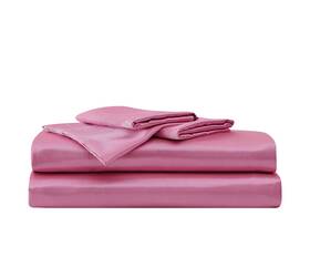 Ushsa01179462 Betsey Johnson Twin Satin Sheets Set Luxurious Smooth Soft Bedding Pink Home Bedroom Decor