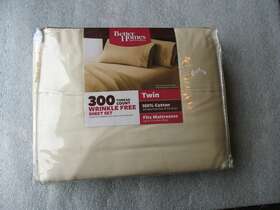 Better Homes & Gardens 881813310261 And Garden 300 Thread Count Twin Sheet Set-new Better Homes & Gardens 881813310261 And Garden 300 Thread Count Twin Sheet Set-new