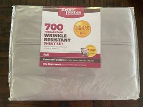 Better Homes & Gardens 881813700017 And Garden 700 Count Silver Sheet Set Full Limited Edition New Better Homes & Gardens 881813700017 And Garden 700 Count Silver Sheet Set Full Limited Edition New