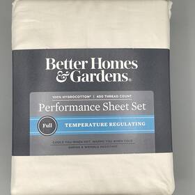 Better Homes & Gardens 887719144269 New And 400 Thread Count Performance Full 4 Piece Sheet Set