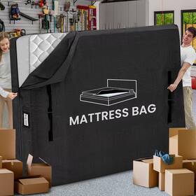 Betu 706384348034 Mattress Bags For Moving And Storage Cal King 1 Pack 86 Inch X75 X13.5 Black