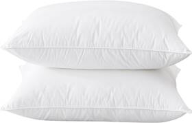 Yrz-2 Bhz 20x28-2 Goose Down Feather Pillows Queen Size Set Of 2 Pack White