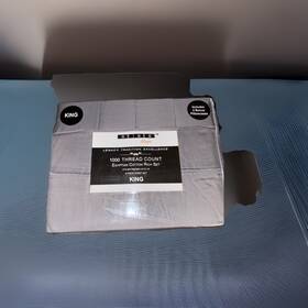 Ec1000shsl Bibb Home King-sized 1000 Thread Count Egyptian Cotton Rich Sheet Set By
