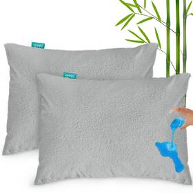 B0834jn423 Biloban Toddler Pillowcase Protector 2 Pack Waterproof Count Of 1 Grey