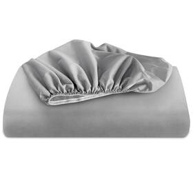 Usbc11358 Biloban Queen Fitted Sheet Bedding Only With Deep Grey Usbc11358 Biloban Queen Fitted Sheet Bedding Only With Deep Grey