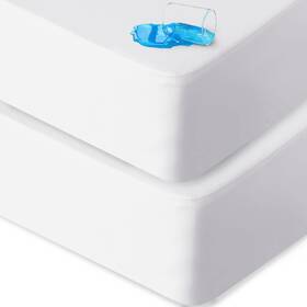 Usbc11409 Biloban 2 Pack Queen Mattress Protector 60 Inch X 80 White Usbc11409 Biloban 2 Pack Queen Mattress Protector 60 Inch X 80 White