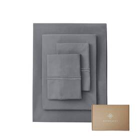 Bwssp303sgrey Bioweaves Q 100% Organic Cotton Percale Weave Sheets Queen Crisp Soft And N Bwssp303sgrey Bioweaves Q 100% Organic Cotton Percale Weave Sheets Queen Crisp Soft And N