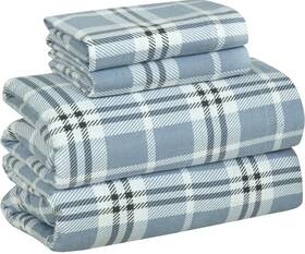 Bliss Casa 291109692348 4 Piece 100 Cotton Flannel Sheets Queen Size Bed Set - Warm Extra Bliss Casa 291109692348 4 Piece 100 Cotton Flannel Sheets Queen Size Bed Set - Warm Extra