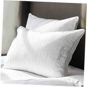 Ms216632k Blue Ridge Home Fashions Hotel Collection Pillow 500 Thread Count Damask Queen Size Set Of 2 White