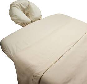 Body Linen 610585455364 Massage Table 100% Organic Cotton 1 Count Pack Of Natural