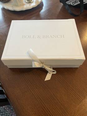 Boll & Branch 840103707952 And Signature White Cotton Sheet Set - Twin Luxury New In Box
