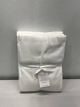 Boll & Branch 840103708713 And Signature Embroidered Cotton Sheet Set King White Boll & Branch 840103708713 And Signature Embroidered Cotton Sheet Set King White