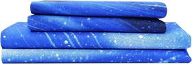 Branded 091900803673 Bedlifes Galaxy Sheets Outer Space Sheet Set Themed 4 Pcs Flat Branded 091900803673 Bedlifes Galaxy Sheets Outer Space Sheet Set Themed 4 Pcs Flat