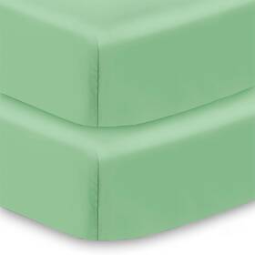 90925991 Breathablebaby Cotton Percale Fitted Sheet For 52 Inch X 28 Crib And Toddler