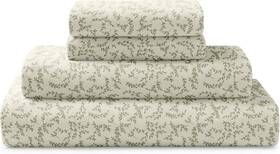 Brielle 711181890723 Home Cotton Jersey Knit T-shirt Sheet Set King Fern Spray Ivory Brielle 711181890723 Home Cotton Jersey Knit T-shirt Sheet Set King Fern Spray Ivory