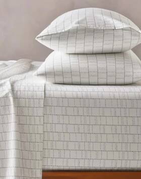 Brookline 840302738948 Washed Luxe Core Soft Lightweight Sheet Set King Dotted Grip In Aegean