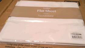 Brooklinen 840302710227 Classic Flat Sheet - Gream King Size New