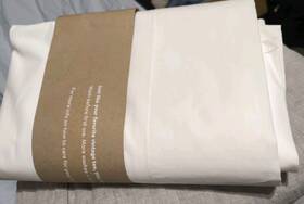 Brooklinen 840302710708 Classic Flat Sheet White King Brooklinen 840302710708 Classic Flat Sheet White King