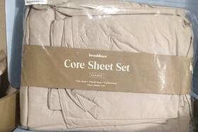 Brooklinen 840302714683 Classic Core Sheet Set Cali King /king Pebble Brooklinen 840302714683 Classic Core Sheet Set Cali King /king Pebble