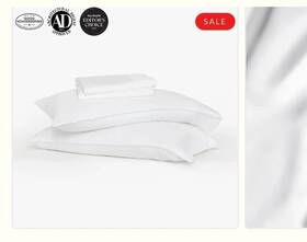 Buffy 850006427031 Nwt Breeze Cooling Eucalyptus Sheet Set White Queen